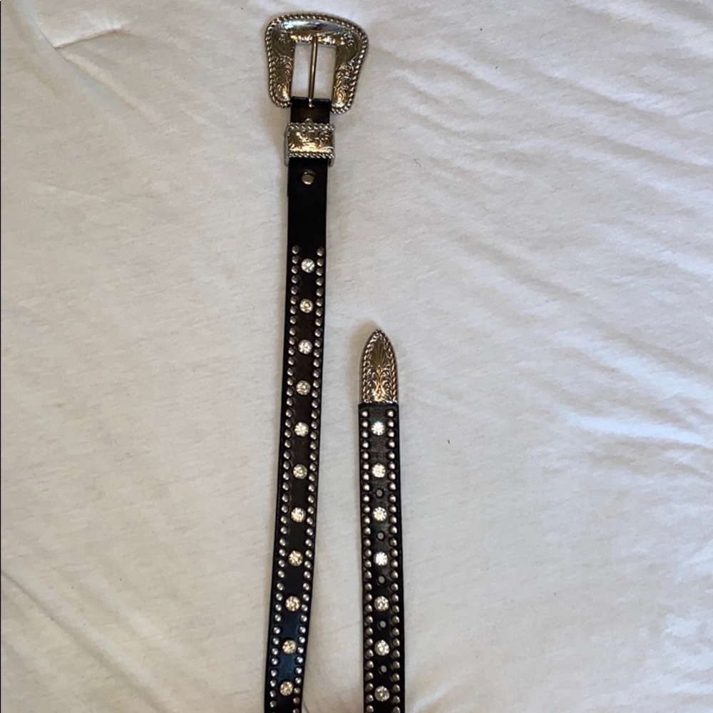 Real leather belt